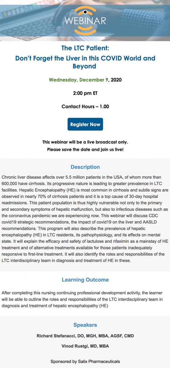 Free webinar
