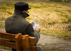 Man reading